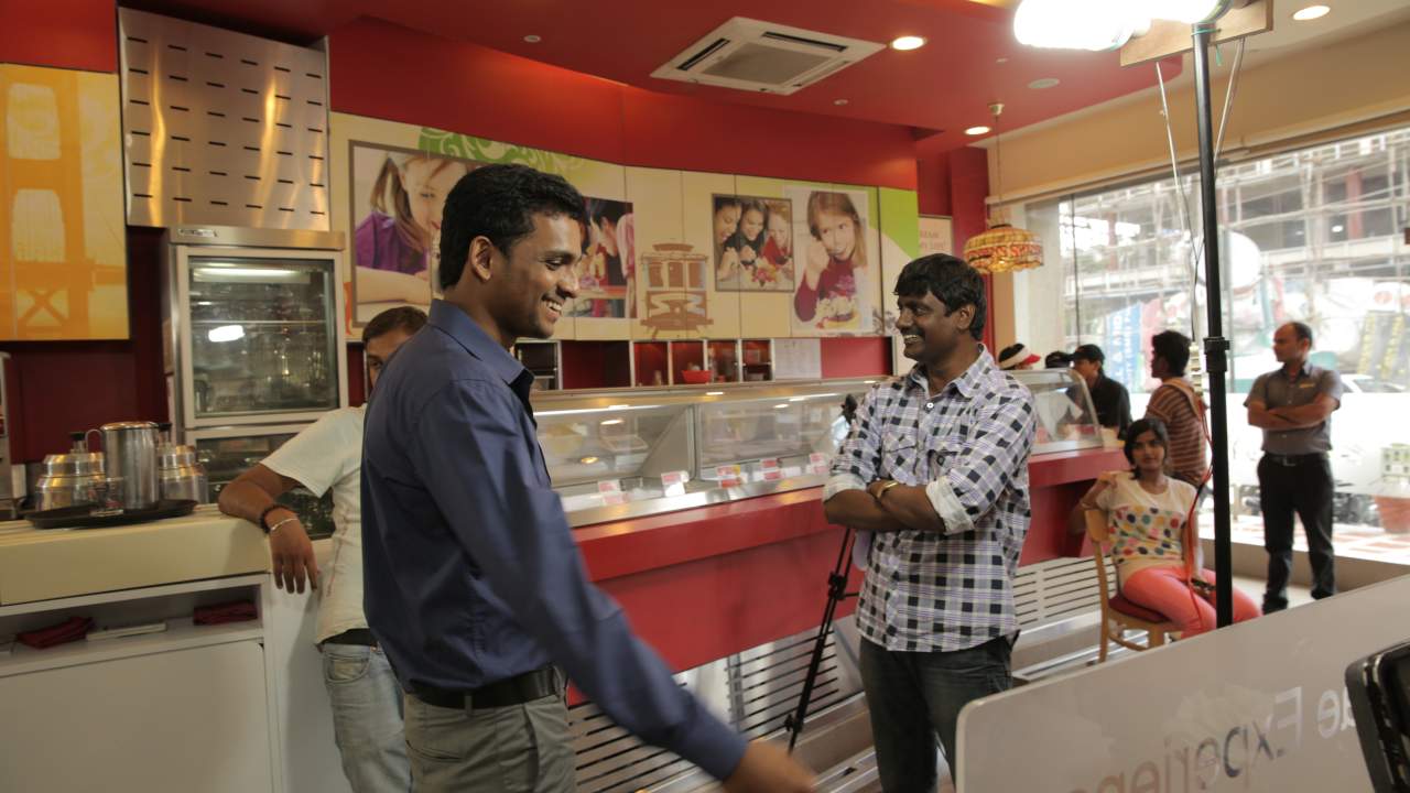 Camera operator at work